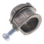 3/8" Straight Set-Screw Flex Connector (Zinc)