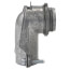 3/4" Non-Insulated 90-Degree Zinc 2-Screw Clamp Connector