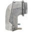 1" Non-Insulated 90-Degree Zinc 2-Screw Clamp Connector