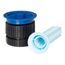 10' Variable Adjustable Arc 0-Degree to 360-Degree Spray Nozzle (Blue)