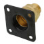 1" Termination Fitting x 1" Male NPT w/ Square Flange