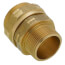 1-1/4" Termination Fitting x 1-1/4" Male NPT w/ Square Flange