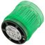 Harmony XVU Illuminated LED Modular Tower Light, Steady, IP65 - Green (24 VAC/DC)