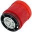 Harmony XVU Illuminated LED Modular Tower Light, Steady, IP65 - Red (24 VAC/DC)