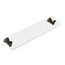 Banbury Boardwalk Mediterranean Bronze Glass Shelf, Y2690BRB