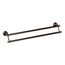 Caldwell Mediterranean Bronze 24" Double Towel Bar, Y3122BRB