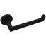 Arlys Matte Black Single-post Paper Holder, Y5709BL