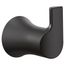 Doux Matte Black Single Robe Hook, YB0203BL