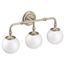 Colinet Three Globe Bath Light (Brushed nickel), YB0563BN