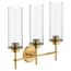 Greenfield Brushed Gold 3 Globe Bath Light, YB1763BG