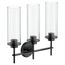 Greenfield Three Globe Bath Light (Matte Black), YB1763BL