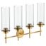 Greenfield Four Globe Bath Light (Brushed Gold), YB1764BG