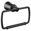 Dartmoor Matte Black Towel Ring, YB2186BL