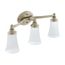 Eva Brushed Nickel 3 Globe Bath Light, YB2863BN