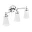 Eva Chrome 3 Globe Bath Light, YB2863CH
