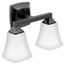 Voss 2 Globe Bath Light, YB5162BL (Matte Black)