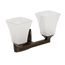 Voss Oil Rubbed Bronze 2 Globe Bath Light