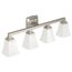 Voss 4-Globe Bath Light (Brushed Nickel), YB5164BN