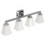 Voss Chrome 4 Globe Bath Light, YB5164CH