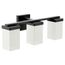 90 Degree 3 Globe Bath Light (Matte Black), YB8863BL
