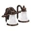 Waterhill Oil Rubbed Bronze 2 Globe Bath Light, YB9862ORB
