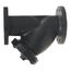3" Flanged Cast Iron Wye Strainer w/ Epoxy Coating, .045 Perforated Screen, YCF03P045E