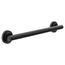 Iso Matte Black 18" Designer Grab Bar, YG0718BL