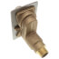 Model Z1333-C 4" - 6", 3/4" Inlet Non-Freeze, Anti-Siphon Auto-Draining Exposed Ecolotrol Wall Hydrant