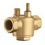 Z-One 1/2" NPT, 3-Way Diverting Brass Valve Body, 30 PSI (3.5 Cv)