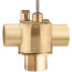 Z-One 3/4" NPT, 3-Way Diverting Brass Valve Body, 50 PSI (2.5 Cv)