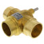 Z-One 1" Sweat, 3-Way Diverting Brass Valve Body, 20 PSI (7.5 Cv)