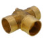 Z-One 1-1/4" Sweat, 3-Way Diverting Brass Valve Body, 20 PSI (7.5 Cv)