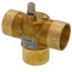 Z-One 1-1/4" Sweat, 3-Way Diverting Brass Valve Body, 20 PSI (7.5 Cv)