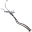 0.5 GPM Aerator AquaSpec Laboratory Gooseneck Faucet Single w/ 5-3/8" Swing Spout and 2" Wrist Blade Handles, Z826B4-XL-3F