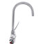 0.5 GPM Aerator AquaSpec Laboratory Gooseneck Faucet Single w/ 5-3/8" Swing Spout and 2" Wrist Blade Handles, Z826B4-XL-3F