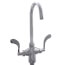 0.5 GPM Aerator AquaSpec Laboratory Gooseneck Faucet Single w/ 5-3/8" Swing Spout and 2" Wrist Blade Handles, Z826B4-XL-3F