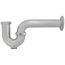 1-1/2" Chrome Plated Brass P-Trap 17 GA w/ Die Cast Nuts (With Cleanout)