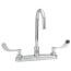 0.5 GPM Spray Outlet AquaSpec Kitchen Sink Faucet w/ 5-3/8" Spout and 4" Wrist Blade Handles (Lead Free), Z871B4-XL-3F