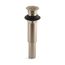 Decorative Grid Drain Without Overflow (Vibrant Brushed Bronze), K-7107-BV