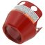 Padlockable Guard for XB4 & XB5 Mushroom Head Push Buttons - Red
