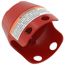 Padlockable Guard for XB4 & XB5 Mushroom Head Push Buttons - Red