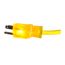 Zebra'Dapter – 72" Lighted Male Cordset with Glow-Plug and Safety Fuse
