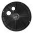 Sump Basin Cover, 18" - One Piece Polyethylene Molded w/ 1-1/2" Discharge & Cord Grommet