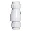 2" PVC "Quiet Check" Solvent Weld w/ Union Check Valve (White Valve Body)