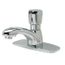 AquaSpec Single-Hole Metering Faucet, 0.5 GPM Vandal-Resistant Pressure-Compensating Spray, Push-Button, 4" Cover Plate (Chrome), Z86100-XL-CP4-3M