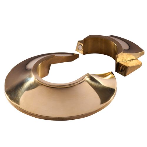 Main product image of 1/2" Two-Piece Magnetic Assembly Escutcheon for Concealing Pipework (Unlacquered Brass)
