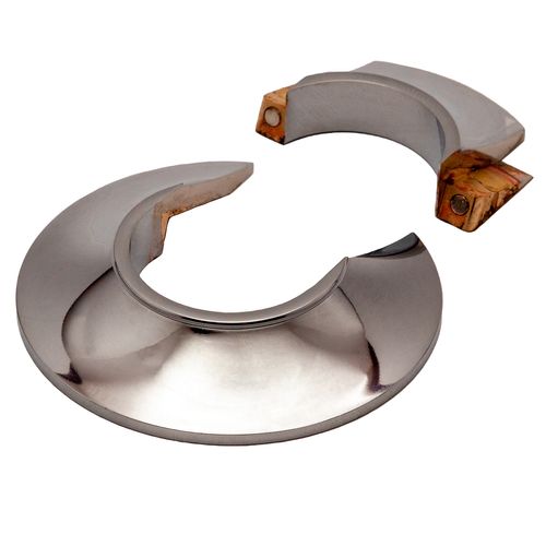 Main product image of 3/4" Two-Piece Magnetic Assembly Escutcheon for Concealing Pipework (Chrome)