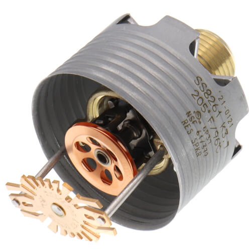 RC-RES Flat Concealed Sprinkler (SS8261), Pendent, 3.7K, 205-Degree (F) - Head Only