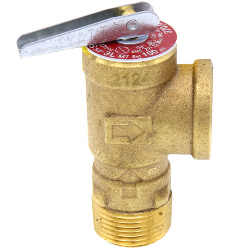 Main product image of 3/4" 3L-150 Poppet Type Pressure Relief Valve w/ Test Lever (150 psi)