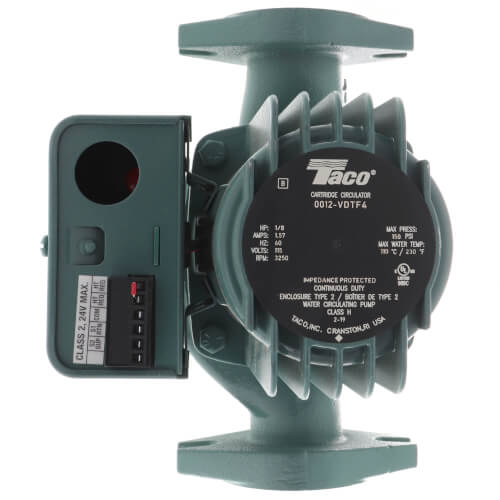 0012 Variable Speed Delta-T Cast Iron Circulator Pump, 1/8 HP